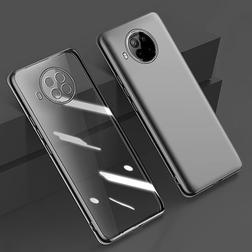 Ultra-thin Transparent TPU Soft Case Cover H02 for Xiaomi Mi 10i 5G Black