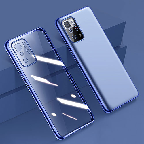 Ultra-thin Transparent TPU Soft Case Cover H02 for Xiaomi Poco X3 GT 5G Blue