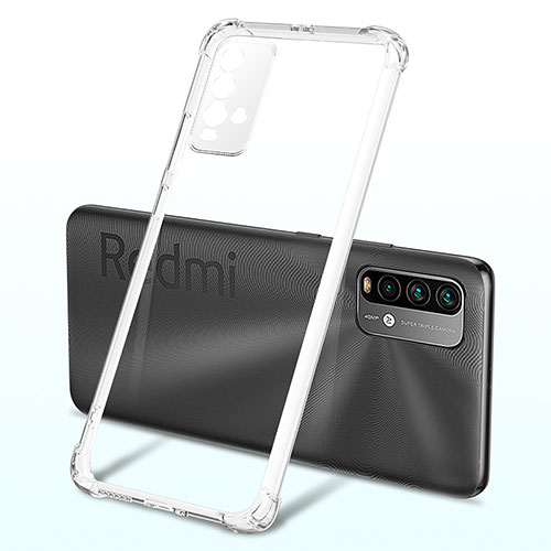 Ultra-thin Transparent TPU Soft Case Cover H02 for Xiaomi Redmi 9 Power Clear