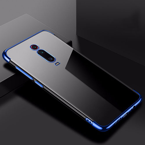 Ultra-thin Transparent TPU Soft Case Cover H02 for Xiaomi Redmi K20 Blue