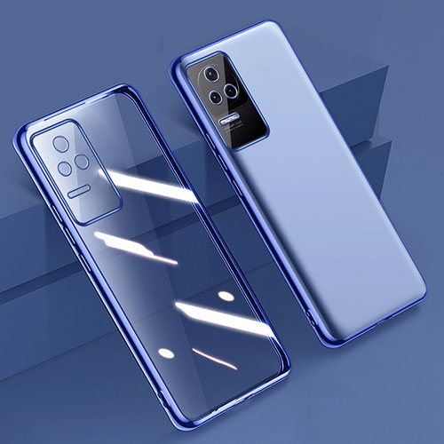 Ultra-thin Transparent TPU Soft Case Cover H02 for Xiaomi Redmi K40S 5G Blue