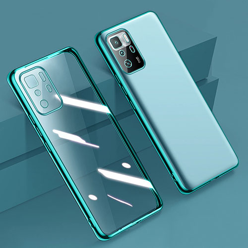 Ultra-thin Transparent TPU Soft Case Cover H02 for Xiaomi Redmi Note 10 Pro 5G Green