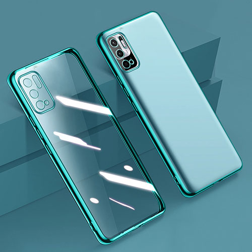 Ultra-thin Transparent TPU Soft Case Cover H02 for Xiaomi Redmi Note 10T 5G Green