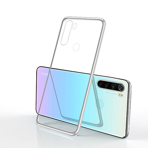 Ultra-thin Transparent TPU Soft Case Cover H02 for Xiaomi Redmi Note 8T Silver