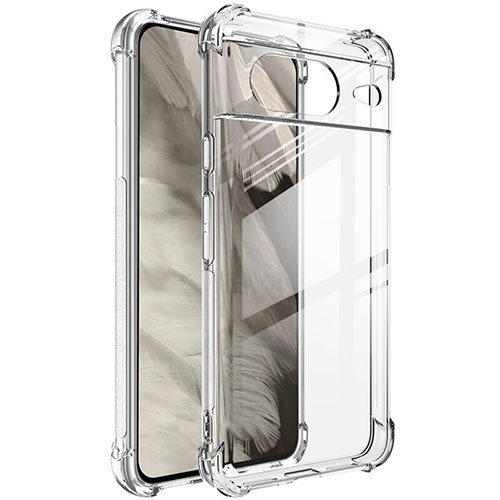 Ultra-thin Transparent TPU Soft Case Cover H03 for Google Pixel 8 5G Clear