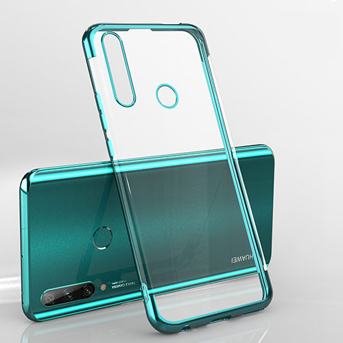 Ultra-thin Transparent TPU Soft Case Cover H03 for Huawei Enjoy 10 Plus Green