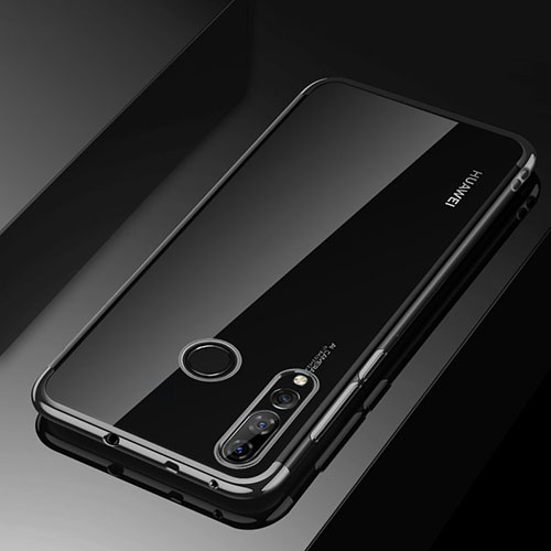 Ultra-thin Transparent TPU Soft Case Cover H03 for Huawei Honor 20 Lite Black