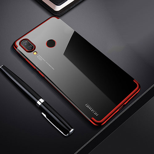 Ultra-thin Transparent TPU Soft Case Cover H03 for Huawei Nova 3i Red