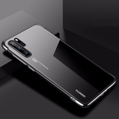 Ultra-thin Transparent TPU Soft Case Cover H03 for Huawei P30 Pro Black