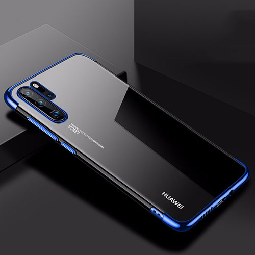 Ultra-thin Transparent TPU Soft Case Cover H03 for Huawei P30 Pro New Edition Blue