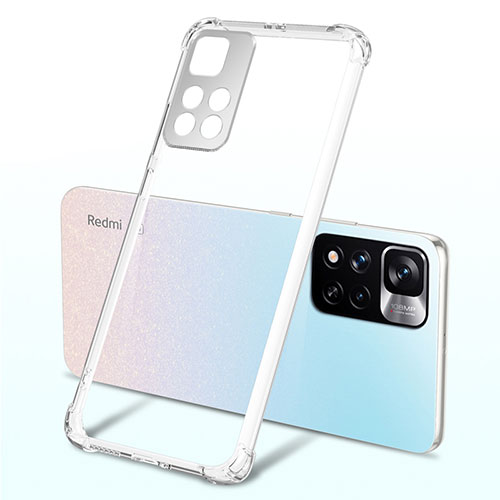 Ultra-thin Transparent TPU Soft Case Cover H03 for Xiaomi Mi 11i 5G (2022) Clear