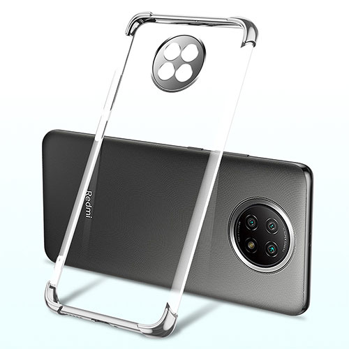 Ultra-thin Transparent TPU Soft Case Cover H03 for Xiaomi Redmi Note 9T 5G Silver