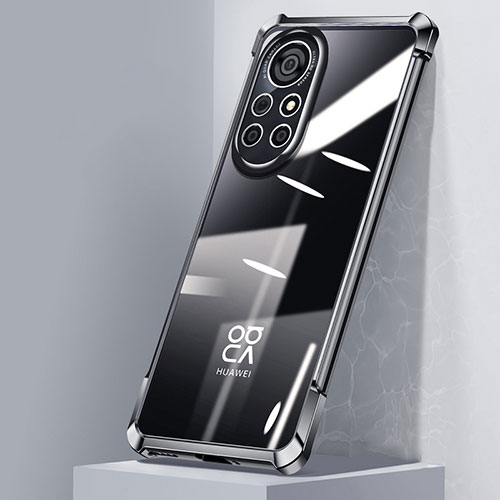 Ultra-thin Transparent TPU Soft Case Cover H04 for Huawei Nova 8 Pro 5G Black