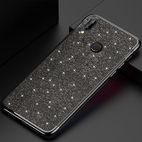 Ultra-thin Transparent TPU Soft Case Cover H04 for Huawei P20 Lite Black