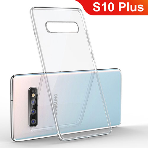 Ultra-thin Transparent TPU Soft Case Cover H04 for Samsung Galaxy S10 Plus Clear