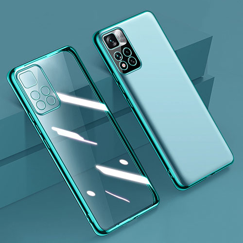 Ultra-thin Transparent TPU Soft Case Cover H04 for Xiaomi Poco X4 NFC Green