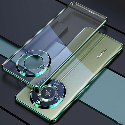 Ultra-thin Transparent TPU Soft Case Cover H05 for Realme 11 Pro 5G Green