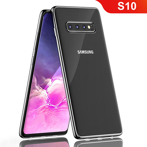 Ultra-thin Transparent TPU Soft Case Cover H05 for Samsung Galaxy S10 5G Black