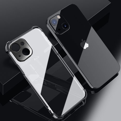Ultra-thin Transparent TPU Soft Case Cover H06 for Apple iPhone 14 Black