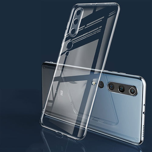 Ultra-thin Transparent TPU Soft Case Cover H06 for Xiaomi Mi 10 Clear