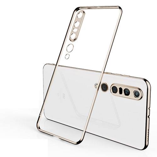 Ultra-thin Transparent TPU Soft Case Cover H06 for Xiaomi Mi 10 Gold