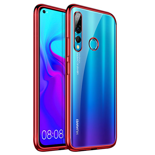 Ultra-thin Transparent TPU Soft Case Cover H07 for Huawei Nova 4 Red