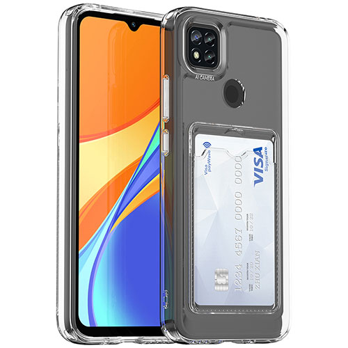 Ultra-thin Transparent TPU Soft Case Cover HD1 for Xiaomi Redmi 9 Activ Clear