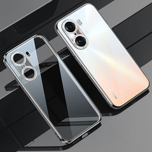 Ultra-thin Transparent TPU Soft Case Cover LD1 for Huawei Honor 60 5G Silver