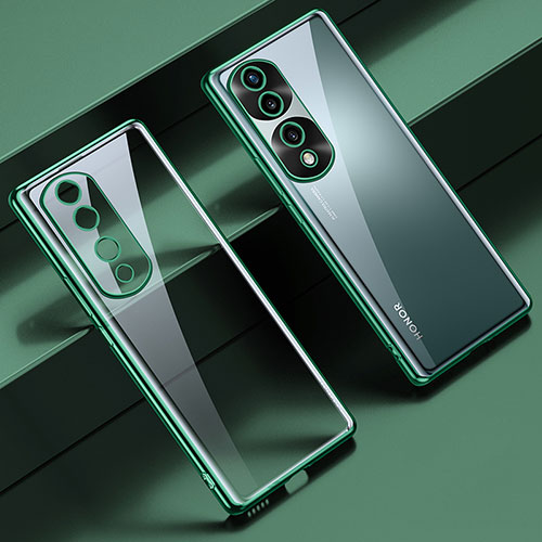 Ultra-thin Transparent TPU Soft Case Cover LD1 for Huawei Honor 70 Pro+ Plus 5G Green