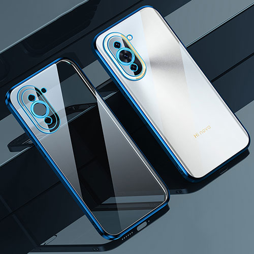 Ultra-thin Transparent TPU Soft Case Cover LD1 for Huawei Nova 10 Blue