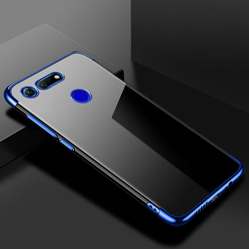 Ultra-thin Transparent TPU Soft Case Cover S01 for Huawei Honor View 20 Blue