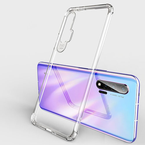 Ultra-thin Transparent TPU Soft Case Cover S01 for Huawei Nova 6 Clear