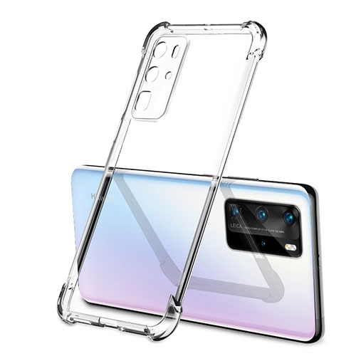 Ultra-thin Transparent TPU Soft Case Cover S01 for Huawei P40 Pro Clear