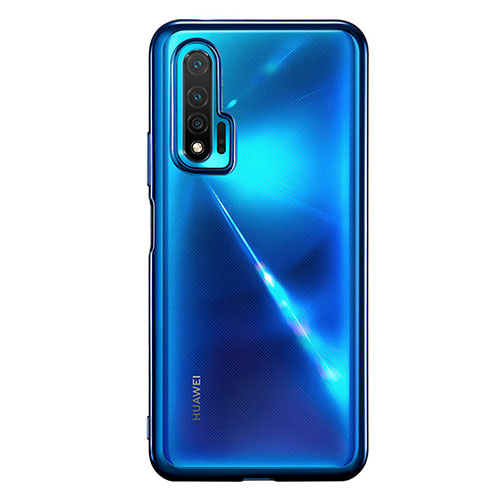 Ultra-thin Transparent TPU Soft Case Cover S02 for Huawei Nova 6 Blue