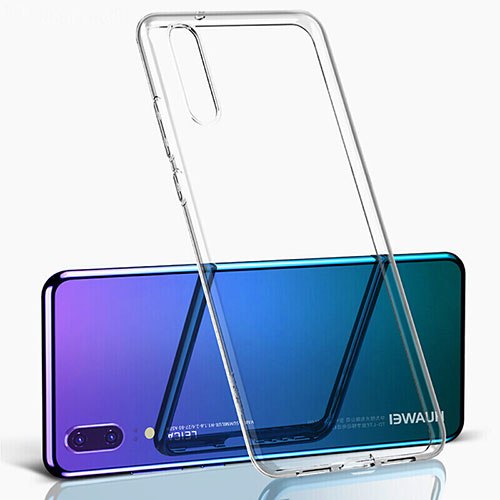 Ultra-thin Transparent TPU Soft Case Cover S02 for Huawei P20 Clear