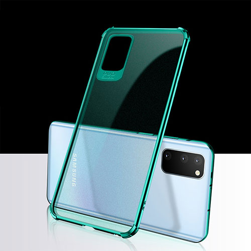 Ultra-thin Transparent TPU Soft Case Cover S02 for Samsung Galaxy S20 5G Green