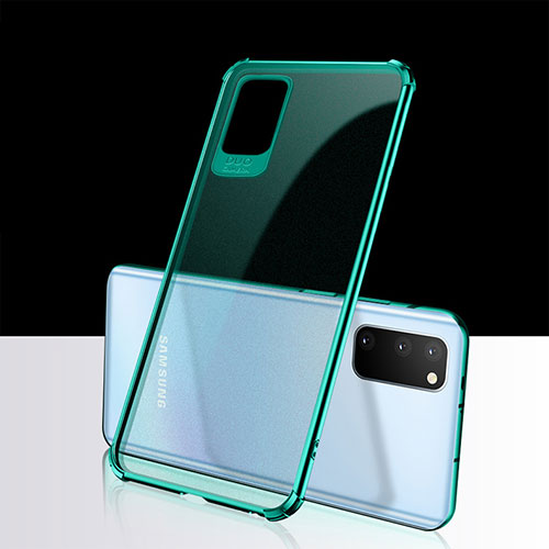 Ultra-thin Transparent TPU Soft Case Cover S02 for Samsung Galaxy S20 Green