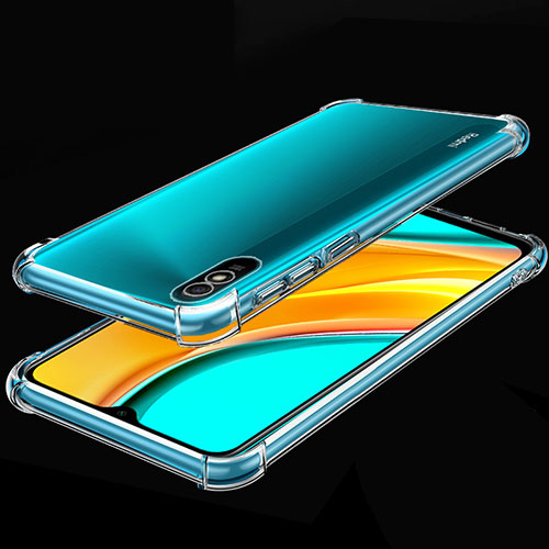Ultra-thin Transparent TPU Soft Case Cover S02 for Xiaomi Redmi 9A Clear