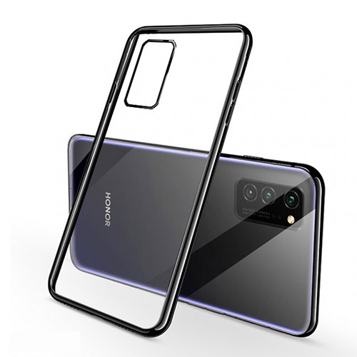 Ultra-thin Transparent TPU Soft Case Cover S03 for Huawei Honor V30 5G Black