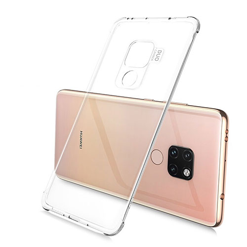 Ultra-thin Transparent TPU Soft Case Cover S03 for Huawei Mate 20 Clear