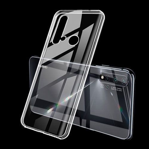 Ultra-thin Transparent TPU Soft Case Cover S03 for Huawei Nova 5i Clear