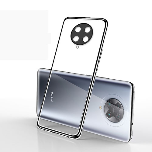 Ultra-thin Transparent TPU Soft Case Cover S03 for Xiaomi Poco F2 Pro Black