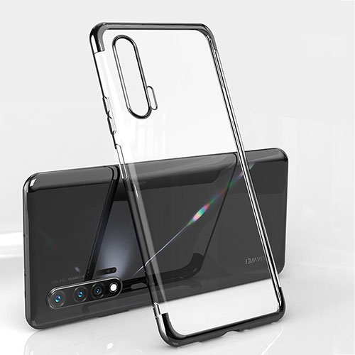 Ultra-thin Transparent TPU Soft Case Cover S04 for Huawei Nova 6 Black