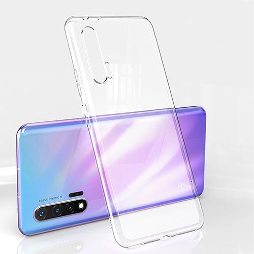 Ultra-thin Transparent TPU Soft Case Cover S04 for Huawei Nova 6 Clear