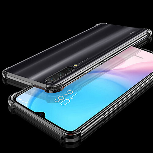 Ultra-thin Transparent TPU Soft Case Cover S04 for Xiaomi Mi A3 Black