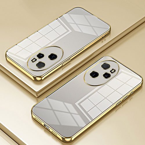 Ultra-thin Transparent TPU Soft Case Cover SY1 for Huawei Honor 100 Pro 5G Gold