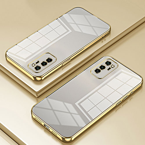 Ultra-thin Transparent TPU Soft Case Cover SY1 for Huawei Honor V30 5G Gold