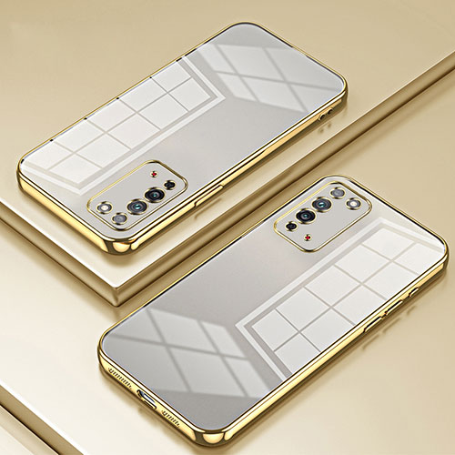 Ultra-thin Transparent TPU Soft Case Cover SY1 for Huawei Honor X10 5G Gold