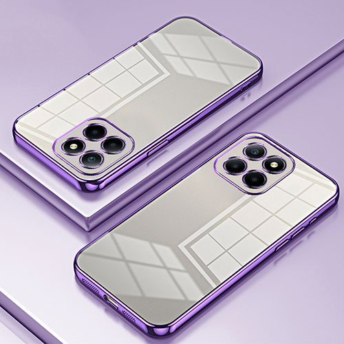 Ultra-thin Transparent TPU Soft Case Cover SY1 for Huawei Honor X6 Purple