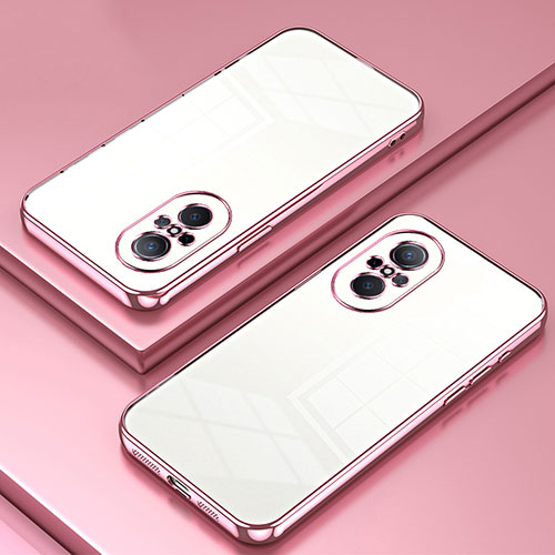 Ultra-thin Transparent TPU Soft Case Cover SY1 for Huawei Nova 9 SE Rose Gold